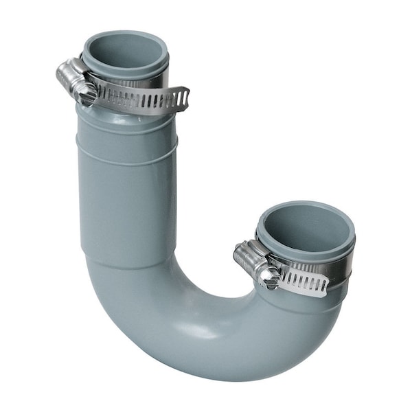 Fernco Fernco Schedule 40 1-1/2 in. Hub each X 1-1/4 in. D Hub PVC Drain Trap 1 pk PFT-150 - main